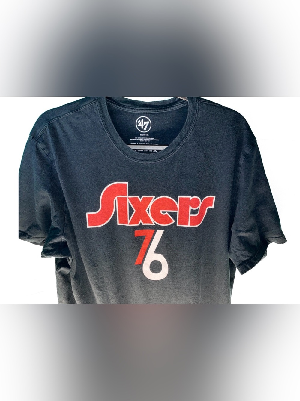 ‘47 City Edition Philadelphia 76ers T Shirt men’s XL